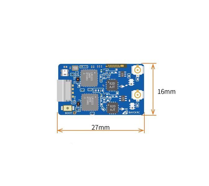 Приймач BAYCK ExpressLRS 900MHz Dual Band Gemini RD-00001 фото