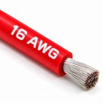 Провід силіконовий червоний 16 AWG 200 м AK-00041 фото
