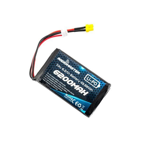Аккумуляторная батарея RadioMaster 6200mah 2S Lipo Transmitter Battery HP0157.BATT-6200-2S фото