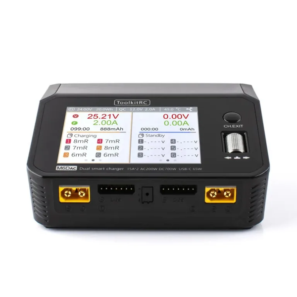 Зарядное устройство ToolkitRC M6DAC Dual 350W 15A M6DAC фото